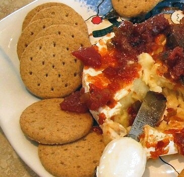 baked brie with chutney or jam