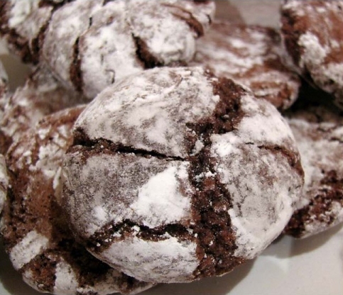 Chocolate Crackle Top Cookies