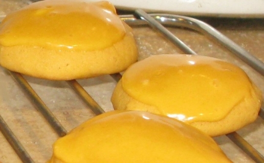 Dreamsicle Cookies with Glaze