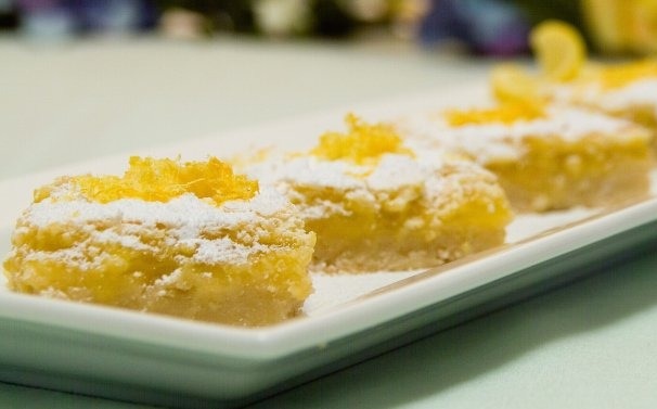 lemon bars from the cookie party cookbook